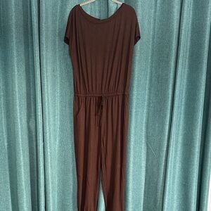 Elegant Brown Jumpsuit